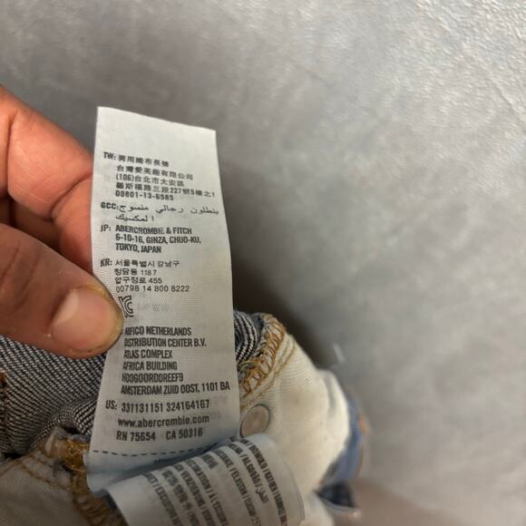 Hollister Jeans 36x32 Ripped Distressed Skater Streetwear Grunge Country Western - Picture 9 of 16